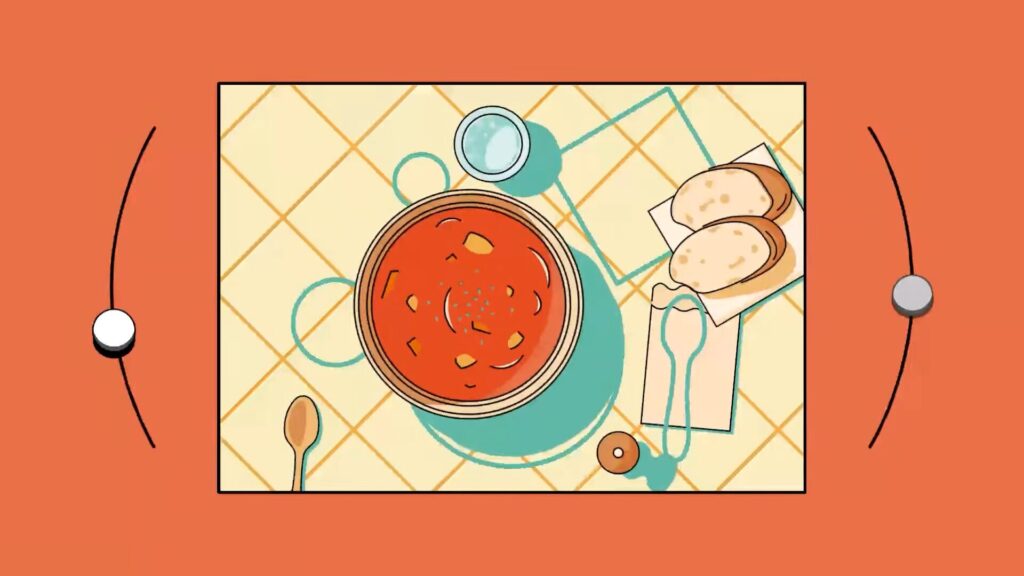 思い出のパンとスープ