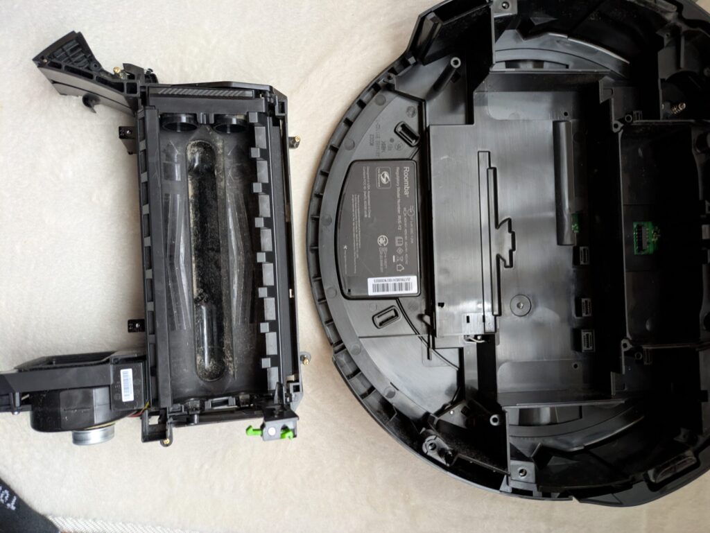 分解されたルンバ